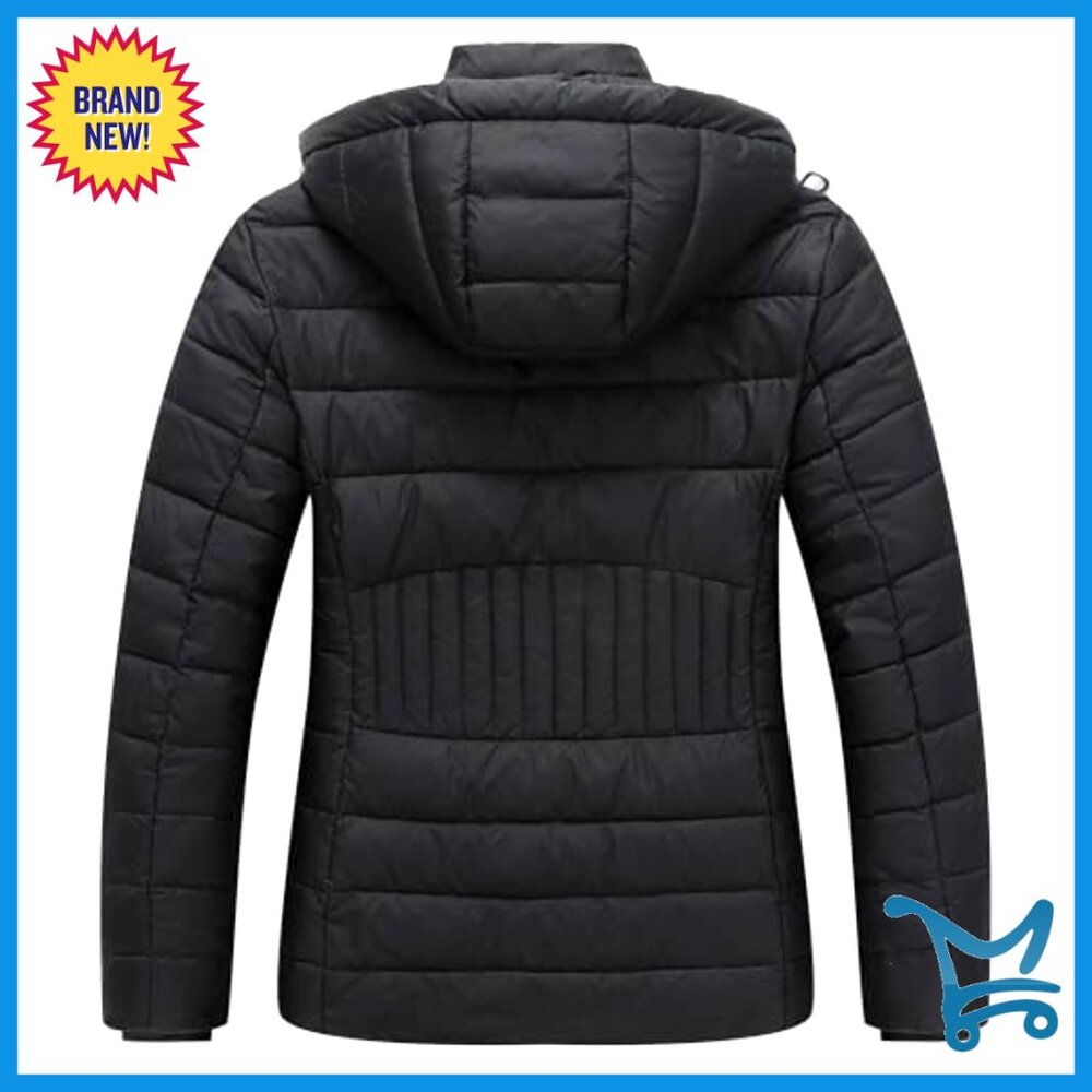 Lightweight Waterproof Puffer Jacket Quilted Shor… - image 4